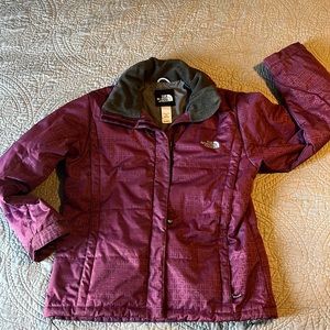 The North Face Women's Ski Jacket - Rich Purple and Gray